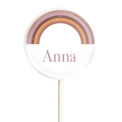 MotivLolli Regenbogen boho mit Namen
