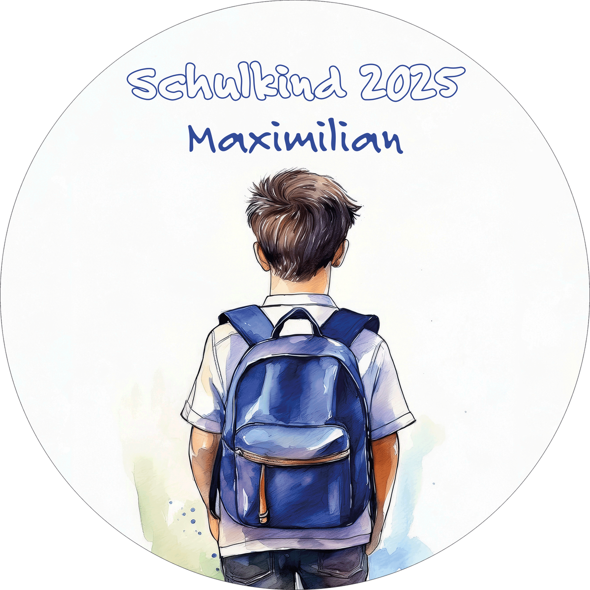 TortenBild Tortenaufleger Schuljunge braune Haare