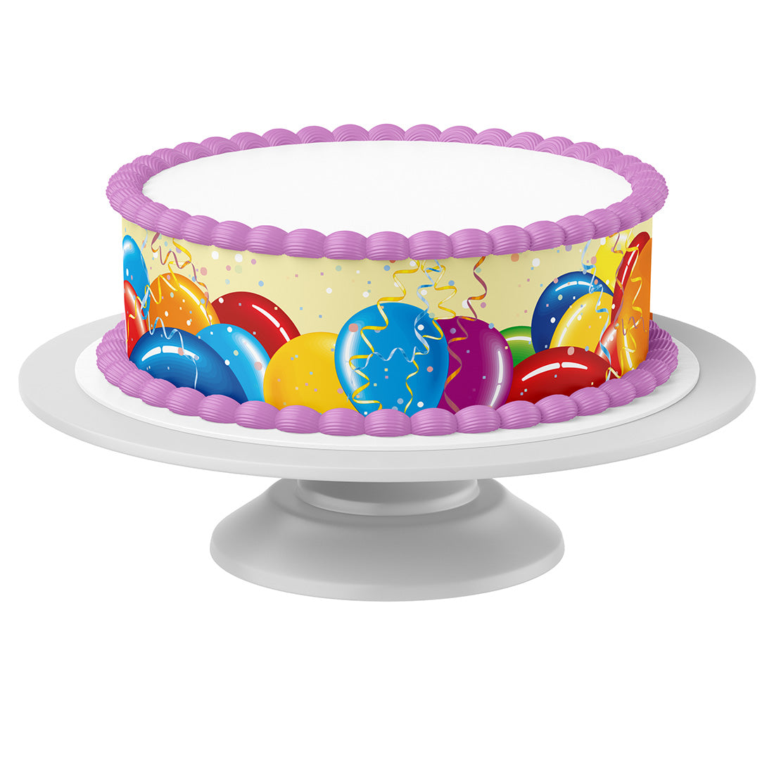Tortenband um Torte auf Tortenständer