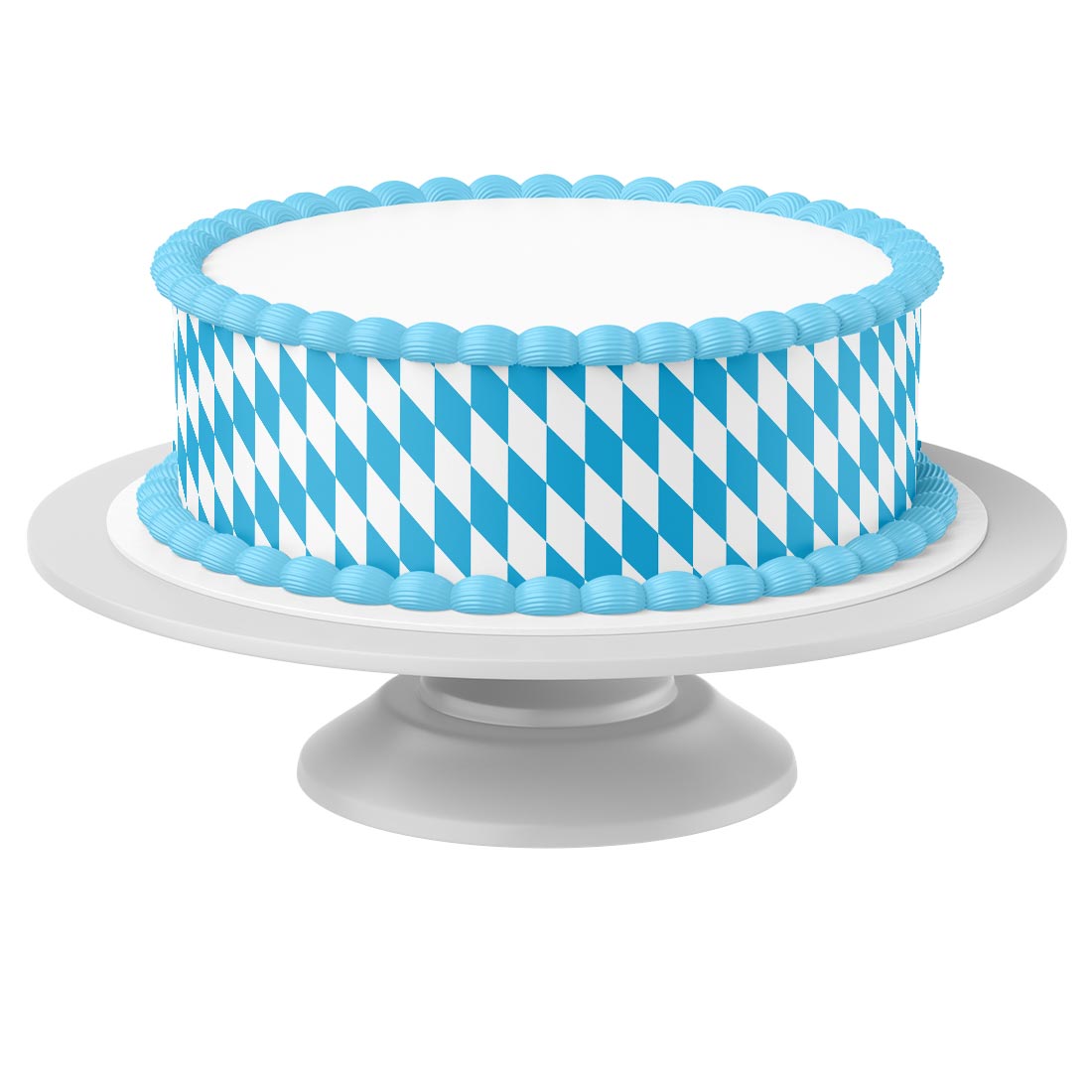 Tortenband Bayern um Torte auf Tortenständer
