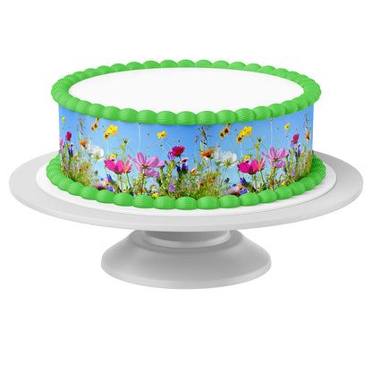 Tortenband um Torte auf Tortenständer