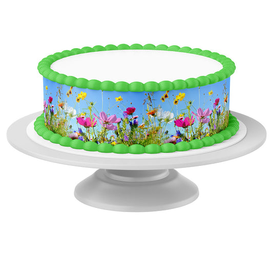Tortenband um Torte auf Tortenständer