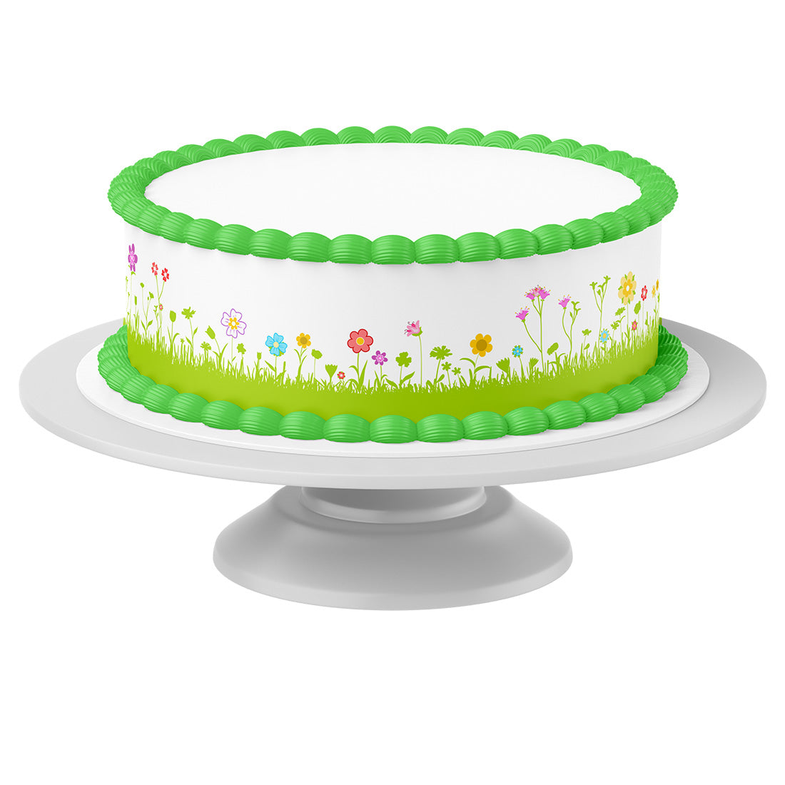 Tortenband um Torte auf Tortenständer