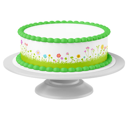 Tortenband um Torte auf Tortenständer