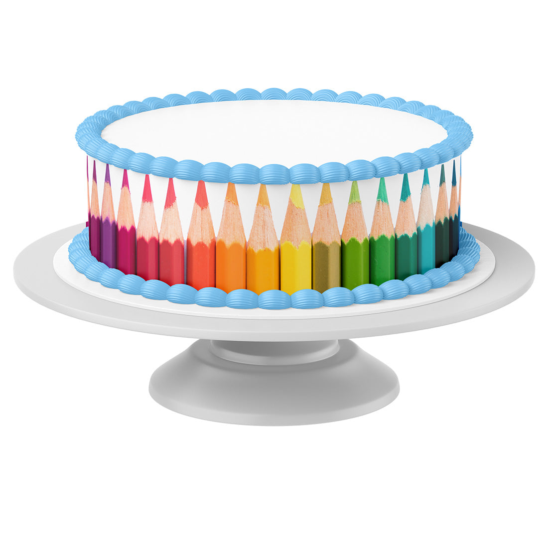 Tortenband um Torte auf Tortenständer