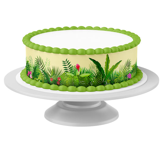Tortenband um Torte auf Tortenständer
