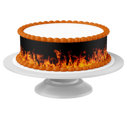 Tortenband um Torte auf Tortenständer
