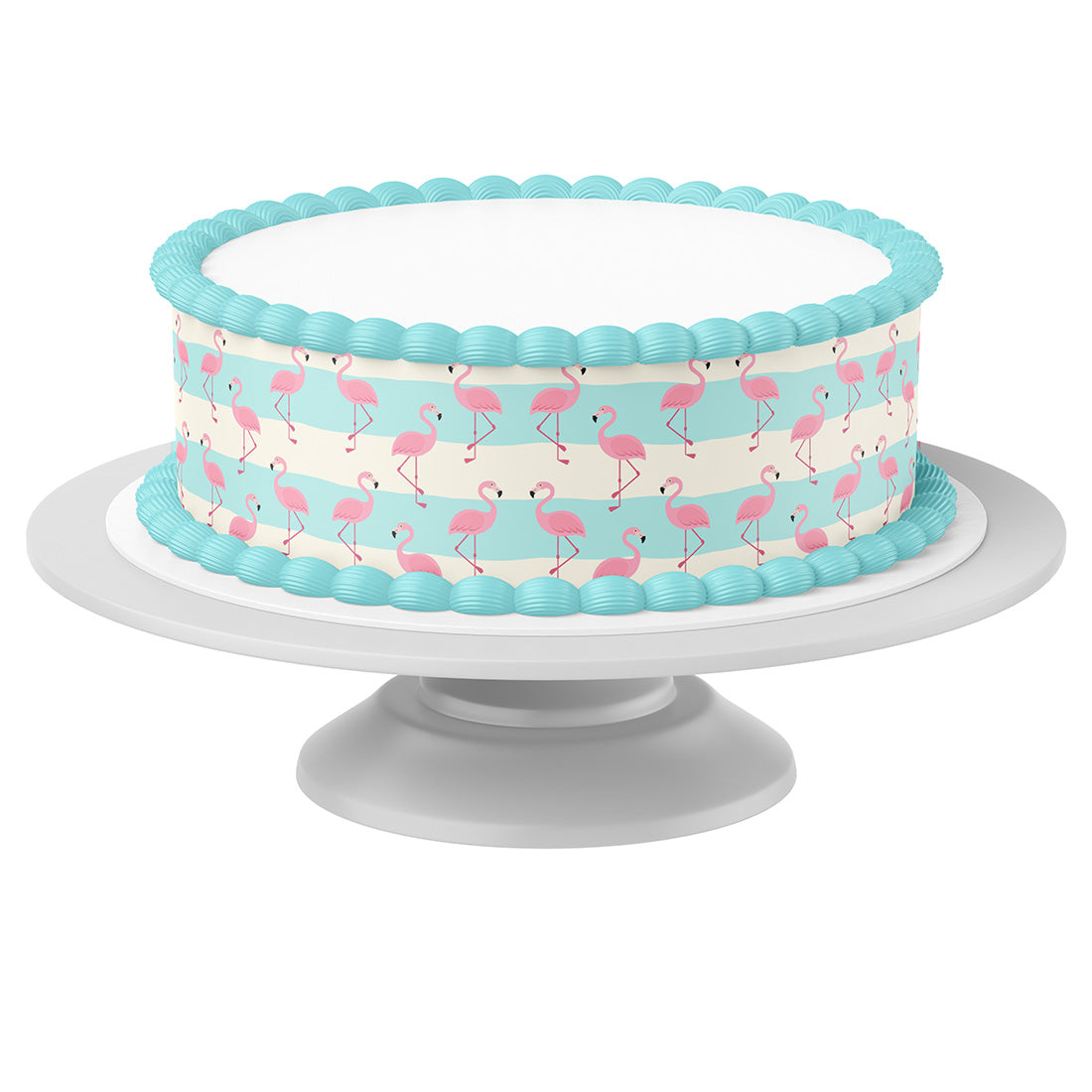 Tortenband um Torte auf Tortenständer