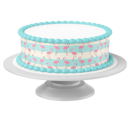 Tortenband um Torte auf Tortenständer