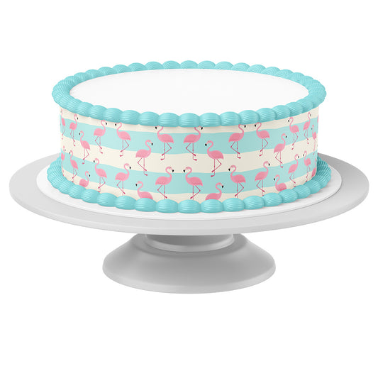 Tortenband um Torte auf Tortenständer