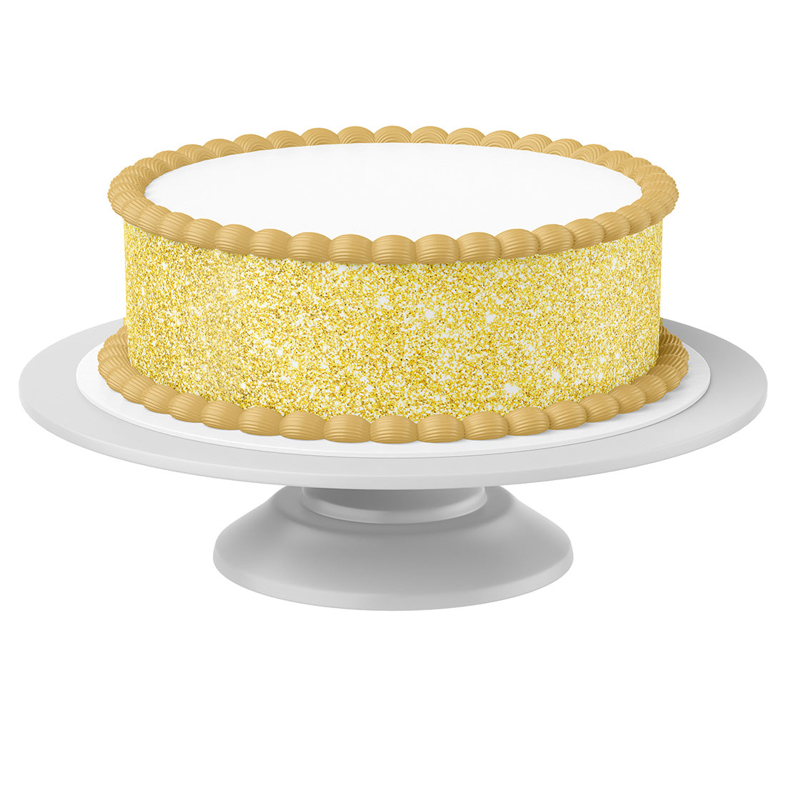 Tortenband um Torte auf Tortenständer