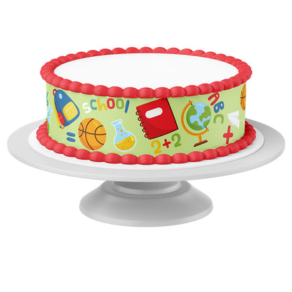 Tortenband um Torte auf Tortenständer