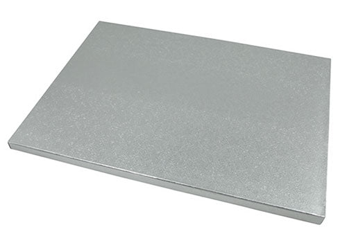 Tortenplatte Silber rechteckig 30,5 x 40,5cm - 1cm stark – Bild 2