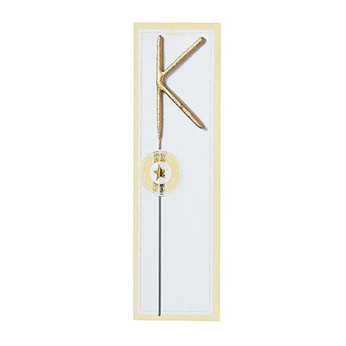 Wondercandle - Wunderkerze - Goldstück  - "K"