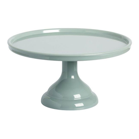 Cake stand - small - sage green