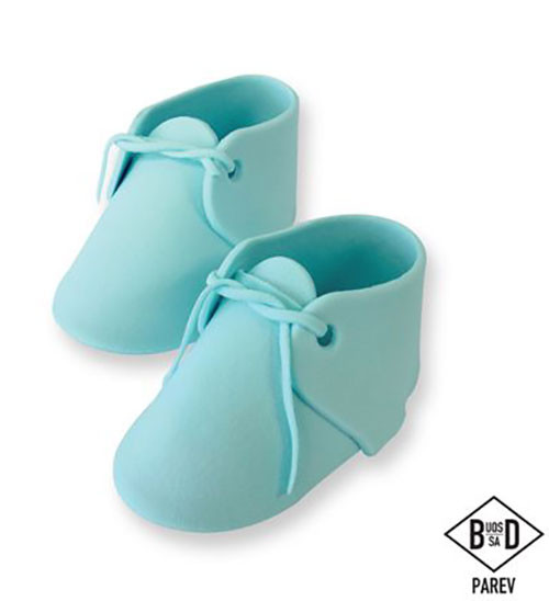 PME Edible CakeTopper Baby Bootee - Blue