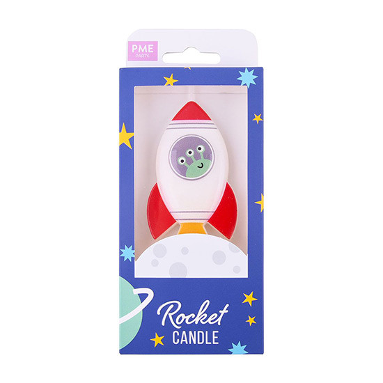 PME CakeTopper Candle Rocket