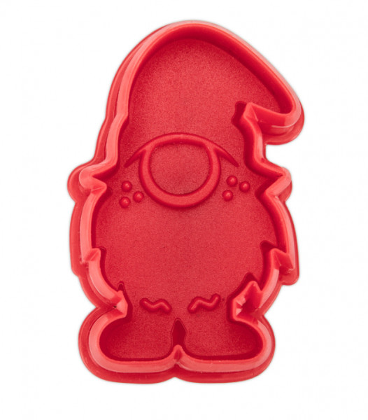 Embossing Cookie Cutter with Ejector - Elf