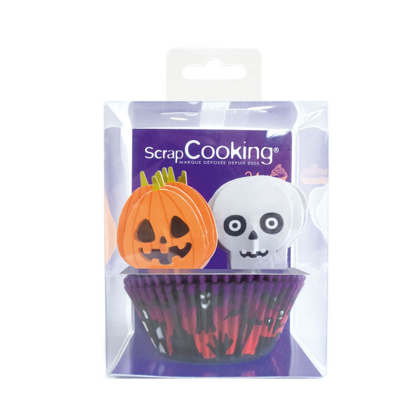 Scrapcooking Halloween Cupcake Wrapper und Einstecker