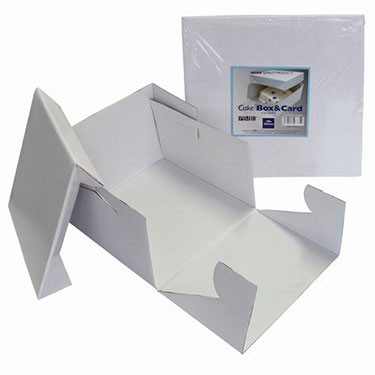 PME Cake Box - White - 40x40x15cm