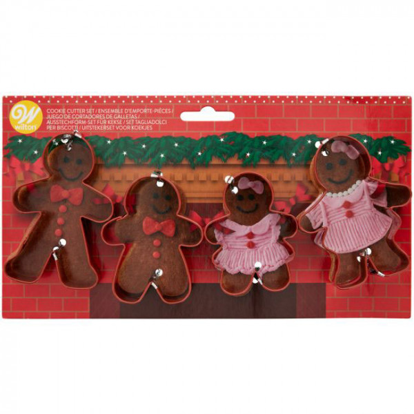 Wilton Cookie Cutters Gingerbread Family