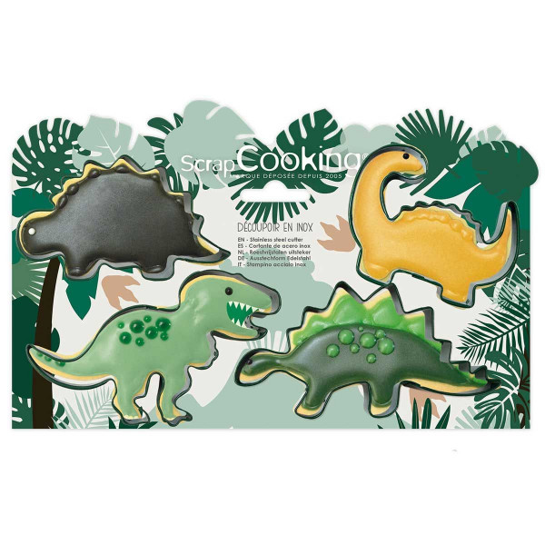 Scrapcooking Ausstecher Set - Dinosaurier