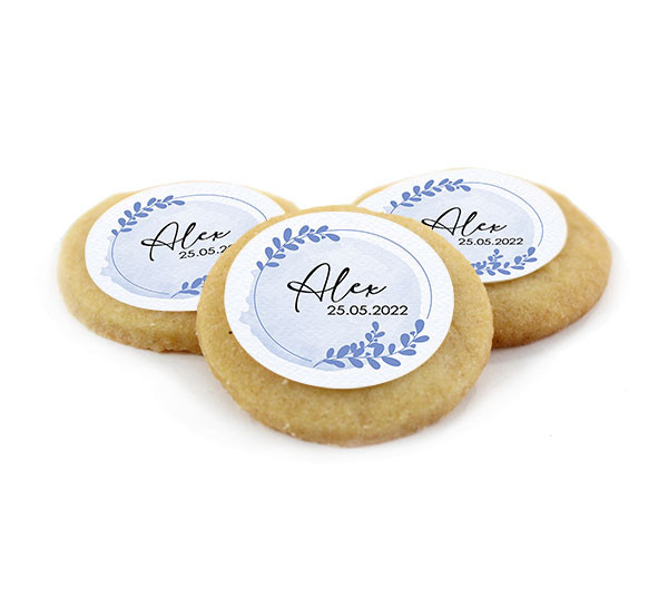 MotivCookies `Alex´ - Blau mit Namen