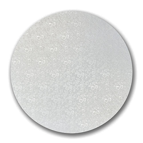 Cake Board silver - round - 40cm - 4mm thick