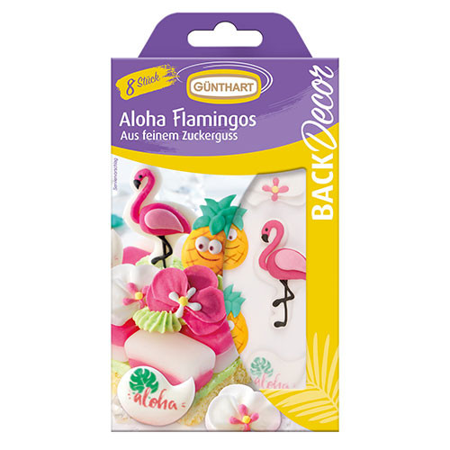 Sugar set - Aloha Flamingos