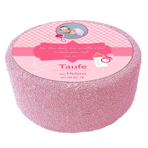 Motivtorte Taufe Motiv 11 Rosa