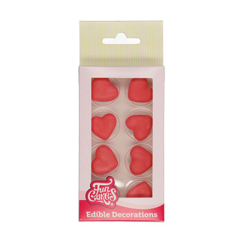FunCakes Sugar Decorations - Heart Red
