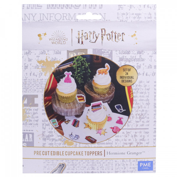 Harry Potter CupCake Topper aus Zuckerpapier - Hermine