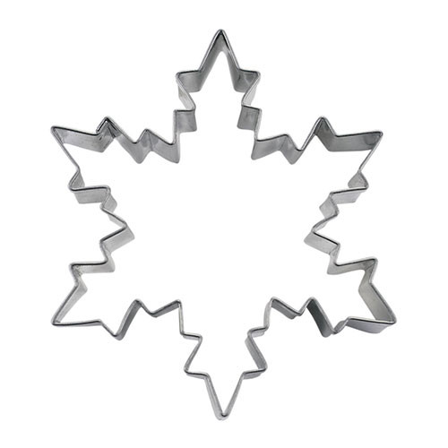 Cookie cutter ice crystal