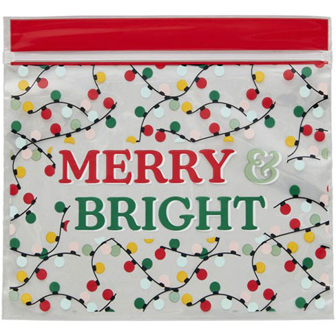 Resealable Treat Bags Merry & Bright