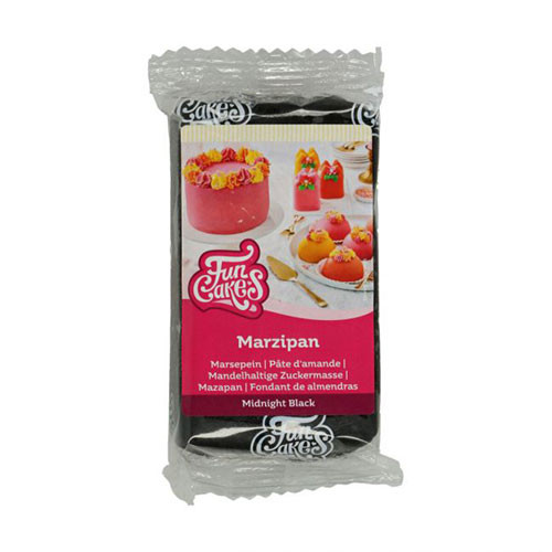 FunCakes Marzipan Midnight Black - 250g