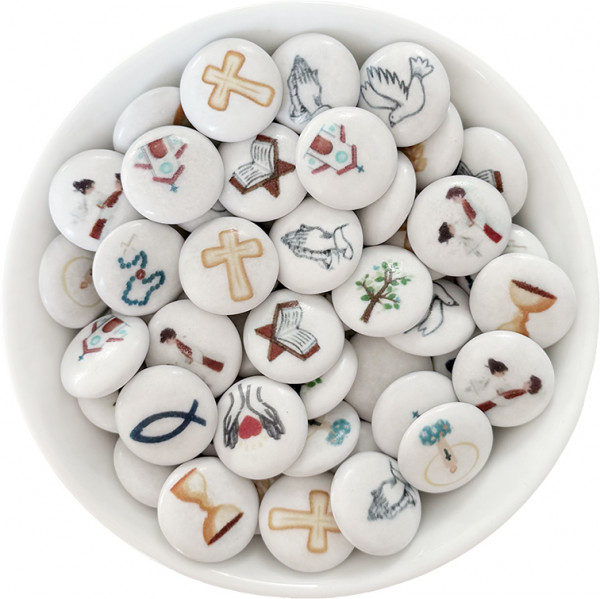 Motif chocolate lenses - Communion / Confirmation