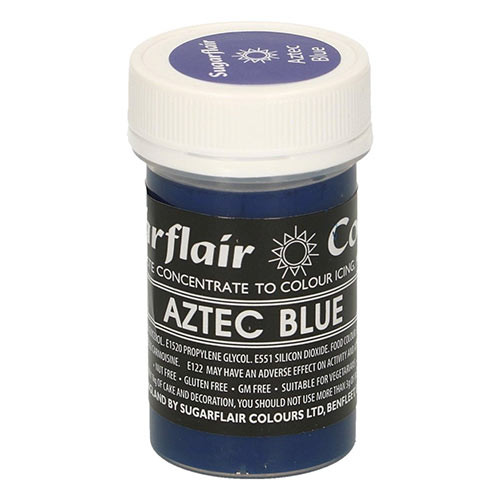 Sugarflair paste colour Aztec Blue 25g