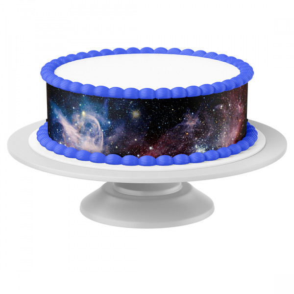 cake ribbon universe 1 edible - 4 pieces á 24cm x 5cm