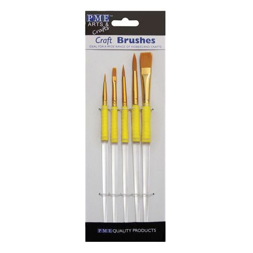 PME Craft Brush Set - round/flat
