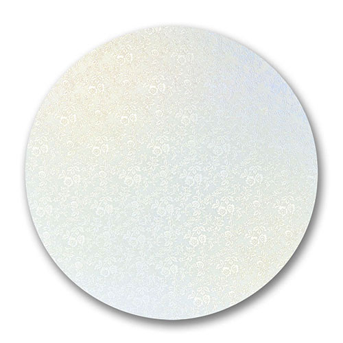 Cake Board silver - round - 40cm - 1cm thick