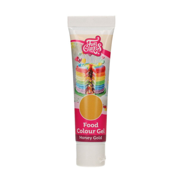 FunCakes Food Colour Gel - Honey Gold 30g