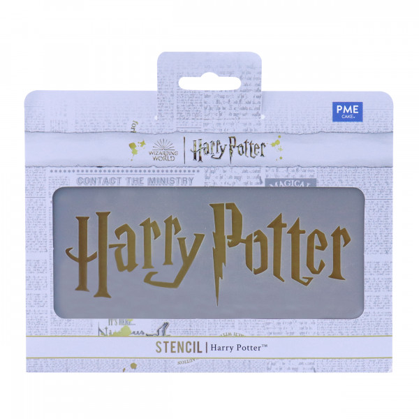 Harry Potter Schriftzug Kuchen Schablone Stencil