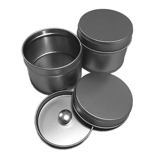Aroma tin with double lid