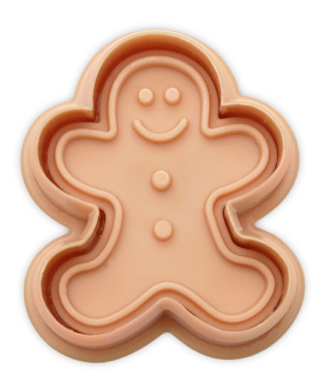 Embossed cookie cutter with ejector - Gingerbread Man