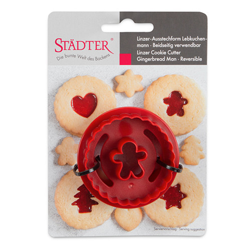 Linzer cookie cutter - Gingerbread man