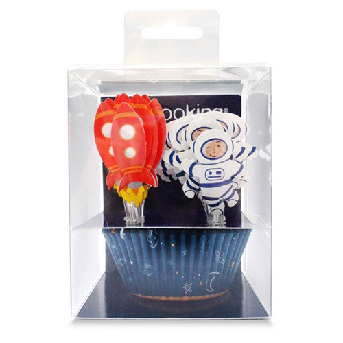 ScrapCooking Baking Cups & Topper - Space