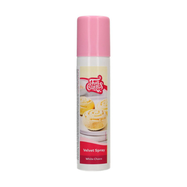 FunCakes Velvet Spray - White Choco