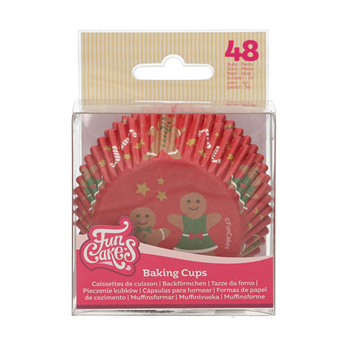 FunCakes - Paper Baking Cups - Gingerbread - 48pcs