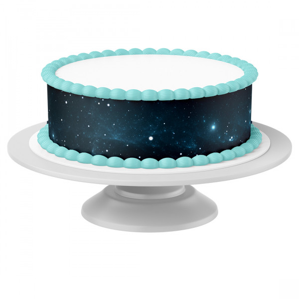 cake ribbon universe 2 edible - 4 pieces á 24cm x 5cm