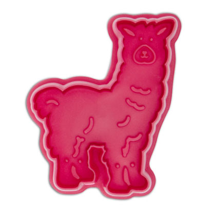 embossed cookie cutter with ejector - Lama
